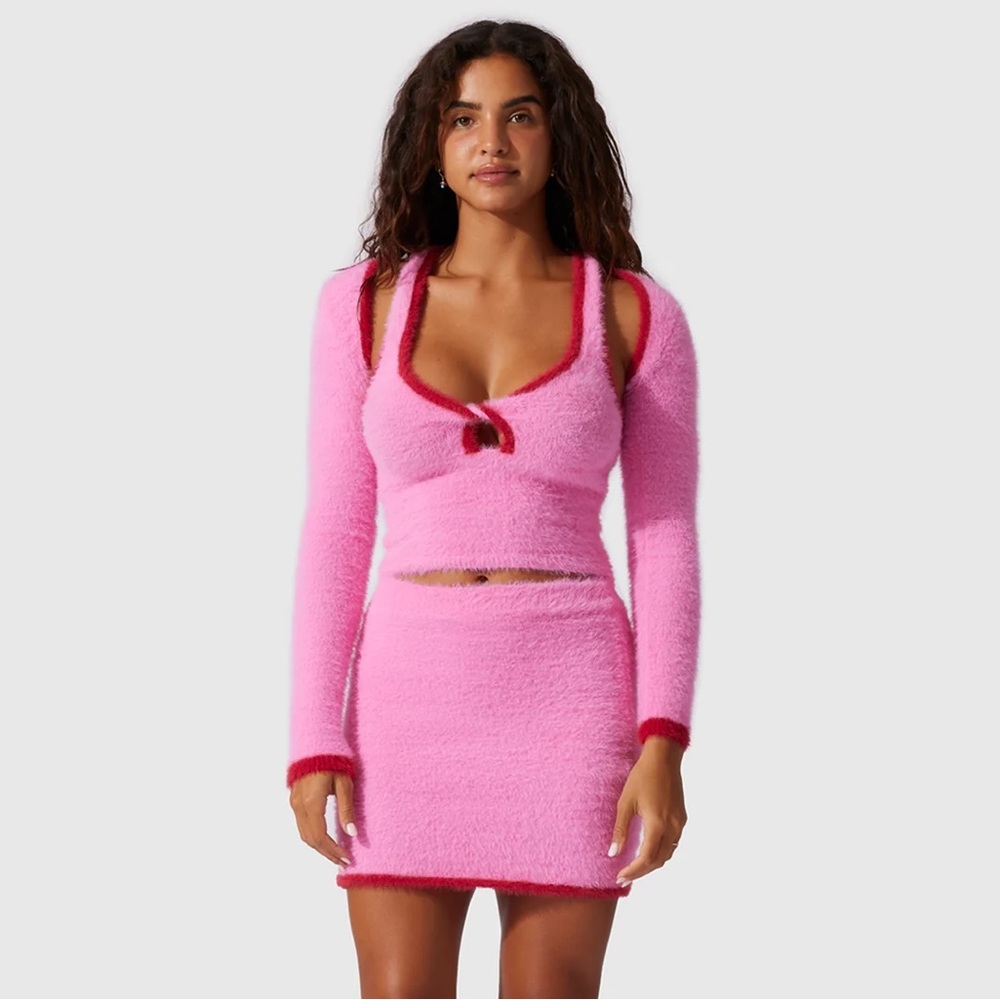 The Wolf Gang Estie Knit Skirt